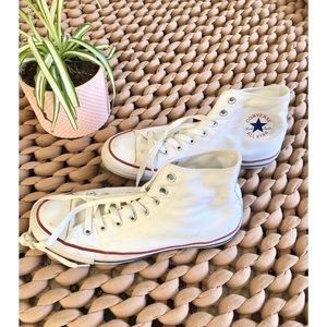 White High Top Converse
